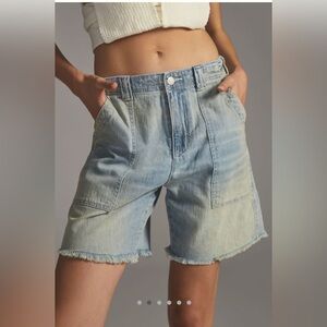 Anthropologie Pilcro Surplus Denim Shorts
